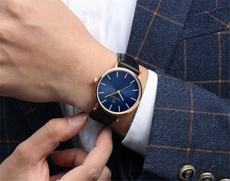 Relogio Masculino Mens Watches Top Brand Luxury Ultra-thin Watch Men Watch Men's Watch Clock erkek kol saati reloj hombre