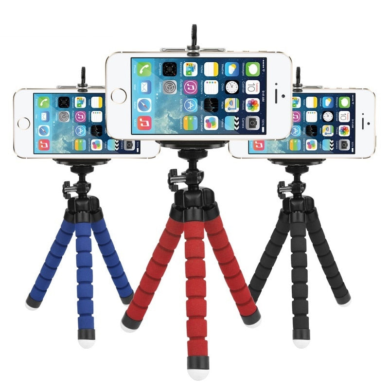 Flexible Mini Tripod Flexible Phone Tripod With Phone Clip Camera mini tripod For Smartphone & Camera Flexible Mini Tripod