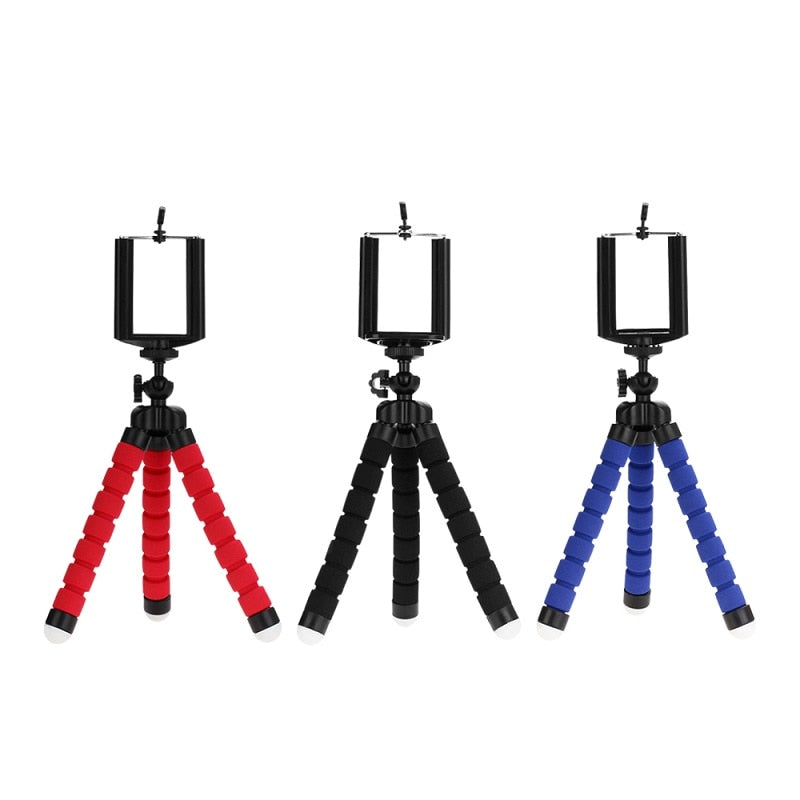 Flexible Mini Tripod Flexible Phone Tripod With Phone Clip Camera mini tripod For Smartphone & Camera Flexible Mini Tripod