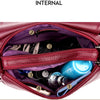 Tinkin Causal Women Shoulder Bag Soft PU Leather Female Messenger Bag Vintage Crossbody Bags