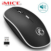 iMice Wireless Mouse Silent Computer Mouse 2.4Ghz 1600 DPI Ergonomic Mause Noiseless USB PC Mice Mute Wireless Mice for Laptop