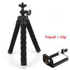 Flexible Mini Tripod Flexible Phone Tripod With Phone Clip Camera mini tripod For Smartphone & Camera Flexible Mini Tripod