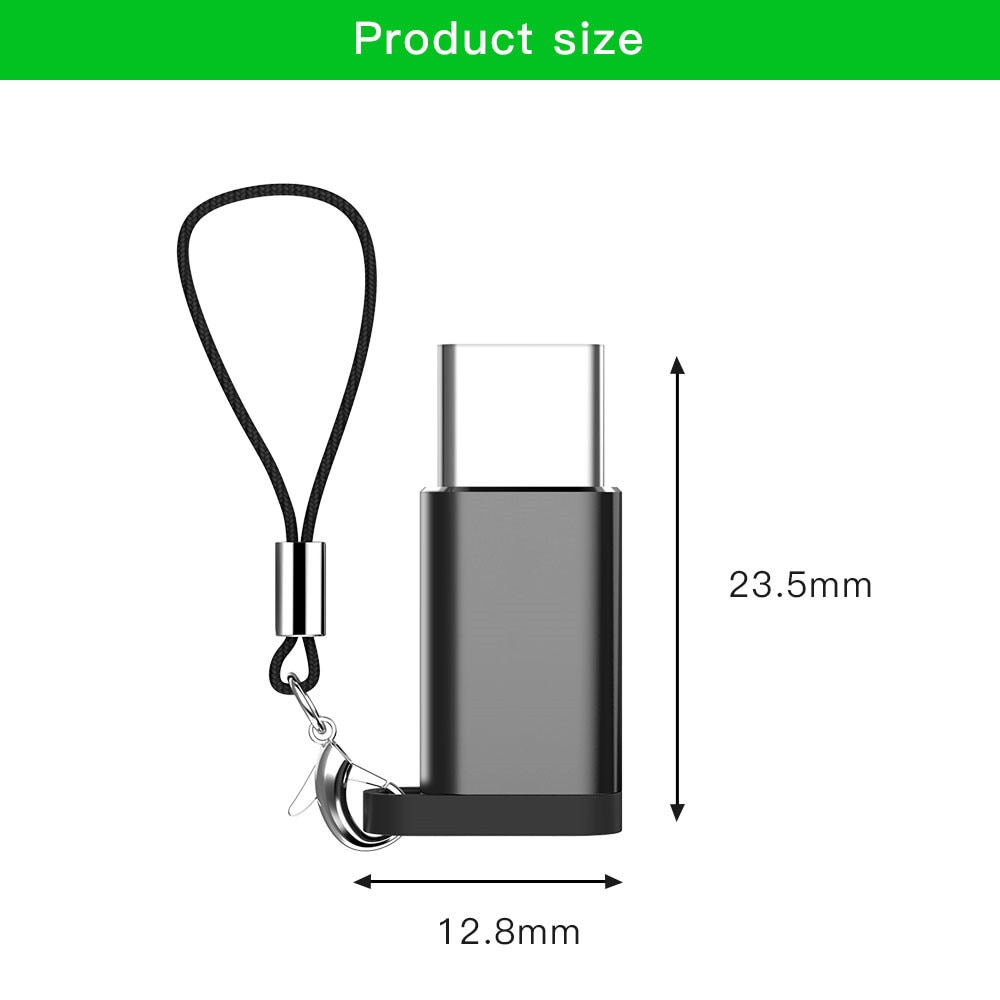 USB Adapter USB C to Micro USB Converter Cable Type C Adapter USB 3.1 for Macbook Samsung Huawei Nokia Oppo Apple OTG Adapter