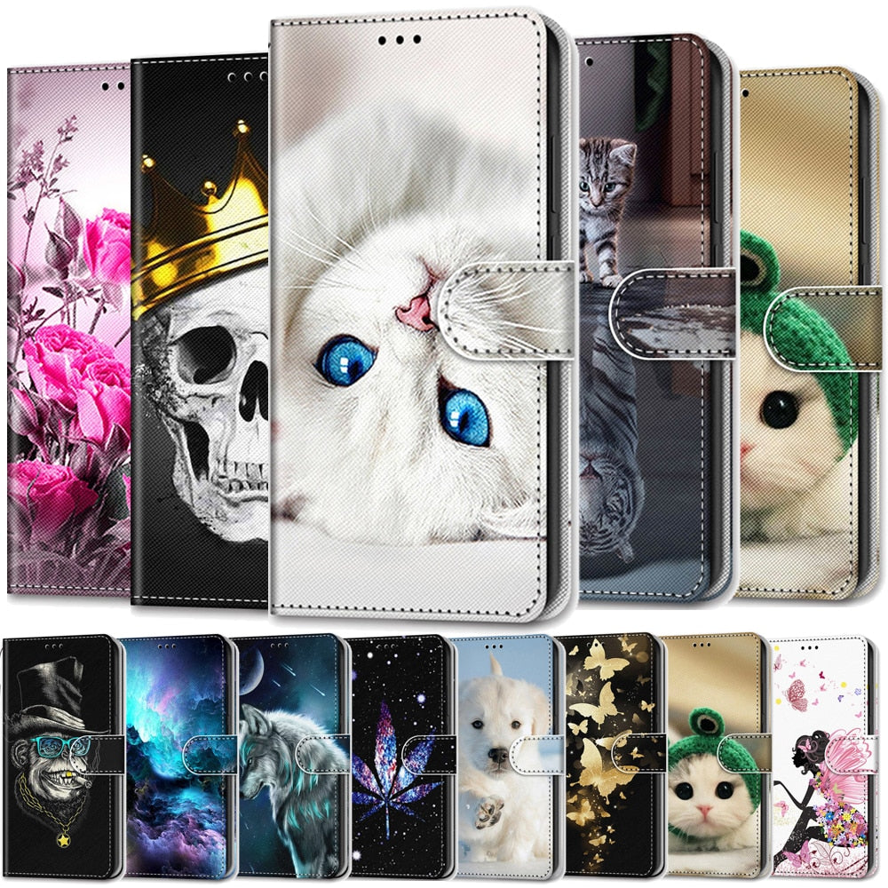 Phone Case For Samsung Galaxy S5 Plus Case Leather Wallet Flip Cover Bumper Luxury Magnetic Stand Card Slot Holder