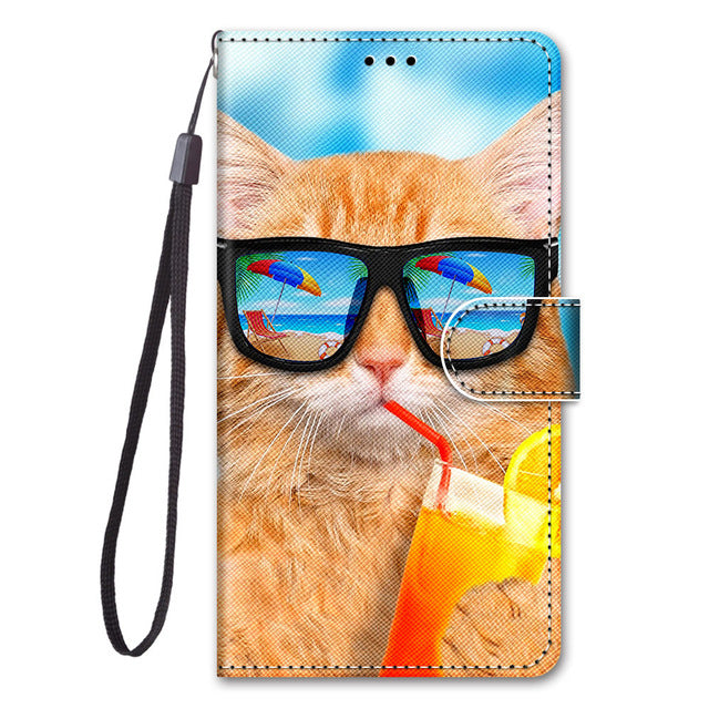 Phone Case For Samsung Galaxy S5 Plus Case Leather Wallet Flip Cover Bumper Luxury Magnetic Stand Card Slot Holder