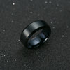 Ring Men Titanium Black Finger Ring