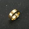 Ring Men Titanium Black Finger Ring