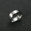 Ring Men Titanium Black Finger Ring