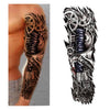 Full Flower Arm Tattoo Sticker 40models Fish Peacock Lotus Temporary Body paint Water Transfer fake Tatoo sleeve