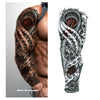 Full Flower Arm Tattoo Sticker 40models Fish Peacock Lotus Temporary Body paint Water Transfer fake Tatoo sleeve