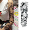 Full Flower Arm Tattoo Sticker 40models Fish Peacock Lotus Temporary Body paint Water Transfer fake Tatoo sleeve