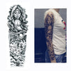Full Flower Arm Tattoo Sticker 40models Fish Peacock Lotus Temporary Body paint Water Transfer fake Tatoo sleeve