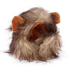 Funny Fashion Cute Pet Cat Costume Lion Mane Wig Cap Hat for Cat Dog Halloween Christmas Clothes Fancy Dress with Ears Pet Clothes