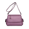 Tinkin Causal Women Shoulder Bag Soft PU Leather Female Messenger Bag Vintage Crossbody Bags