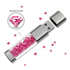 Stylish Real Capacity Usb Flash Drive 32GB 64GB Crystal Pen Drive 16GB Usb Stick 8GB Pendrive Memory Stick U Disk  Flash Drive