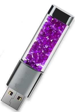 Stylish Real Capacity Usb Flash Drive 32GB 64GB Crystal Pen Drive 16GB Usb Stick 8GB Pendrive Memory Stick U Disk  Flash Drive