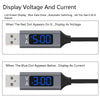 Vogek 3A USB Phone Cable with LED Digital Display Type C Micro USB Data Cable Fast Charging for iPhone Xiaomi Huawei Phone Cable