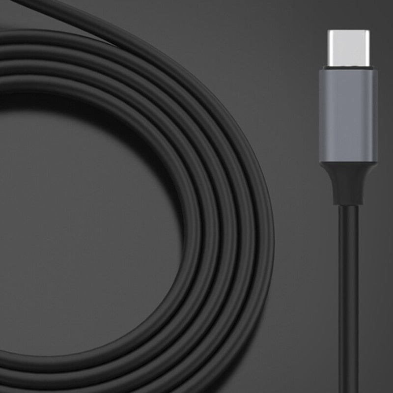 Vogek 3A USB Phone Cable with LED Digital Display Type C Micro USB Data Cable Fast Charging for iPhone Xiaomi Huawei Phone Cable