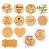 Happy Birthday Gift Handmade With Love Label Sealing Stickers Candy Bag Wedding