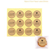 Happy Birthday Gift Handmade With Love Label Sealing Stickers Candy Bag Wedding
