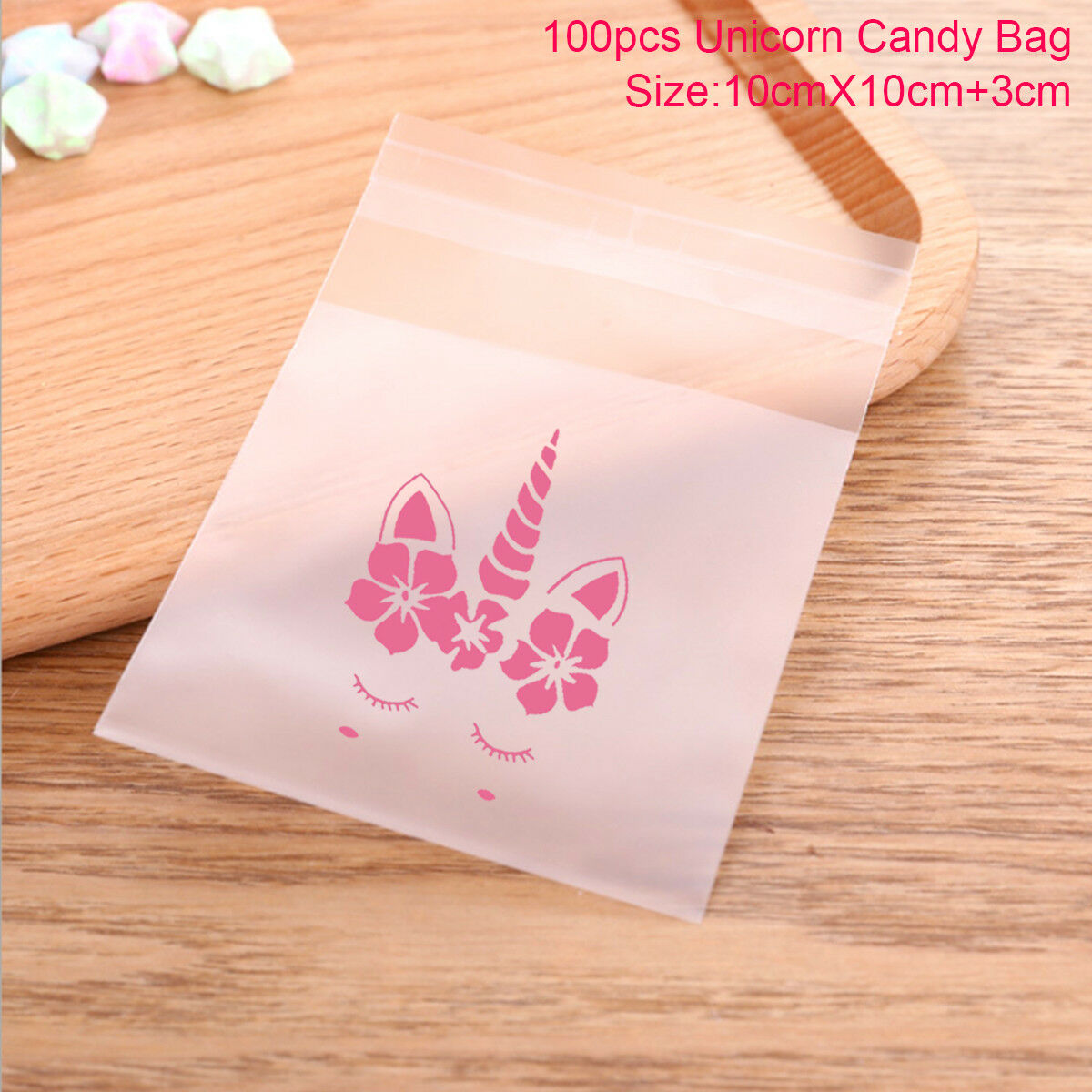 Happy Birthday Gift Handmade With Love Label Sealing Stickers Candy Bag Wedding