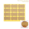 Happy Birthday Gift Handmade With Love Label Sealing Stickers Candy Bag Wedding