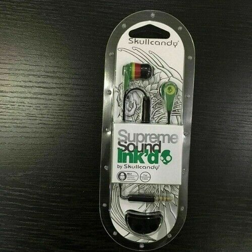 NEW Skullcandy Super Sound Ink'd 2.0 IN-EAR Earbuds Headphones remote With MIC